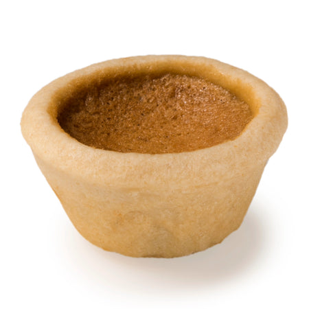 Grandmother's Bake Shoppe Plain Butter Tart single serving, sweet caramel filling in flaky pastry shell