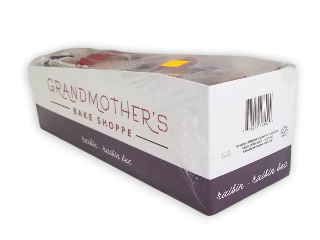 Grandmother's Bake Shoppe Raisin Butter Tarts, 6 x 120g/4.2 oz. Individually Wrapped Tarts