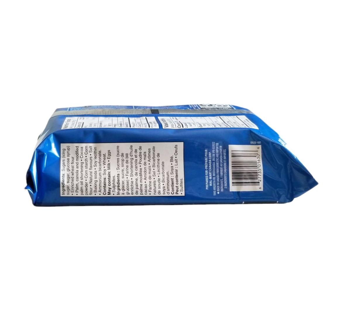 Great Value Chocolate & Vanilla Creme Cookies, 300g/10.5 oz. Package