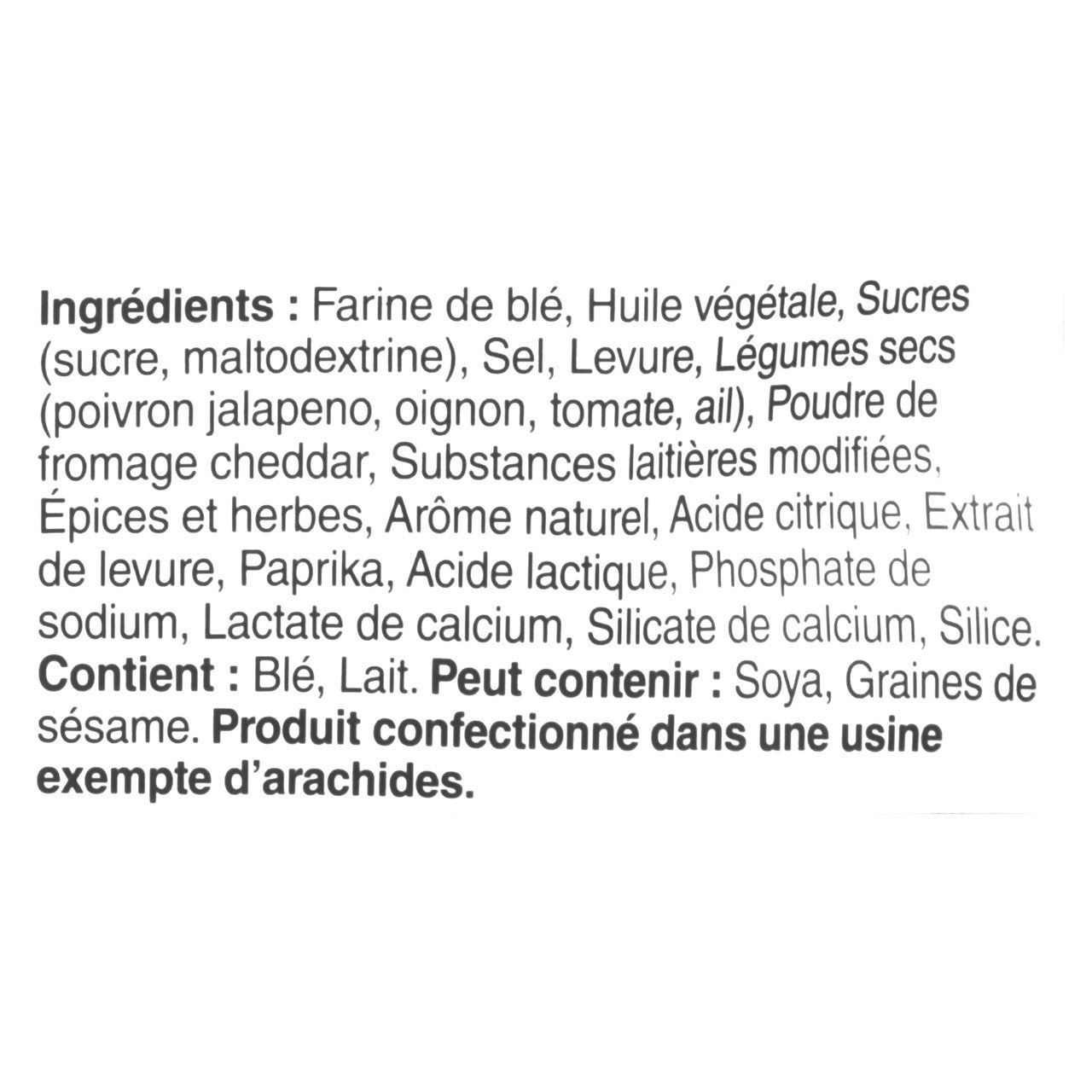 Boulangerie Grissol Baguettes Jalapeno Cheddar Crackers, 120g/4.2 oz. Box  {Imported from Canada}