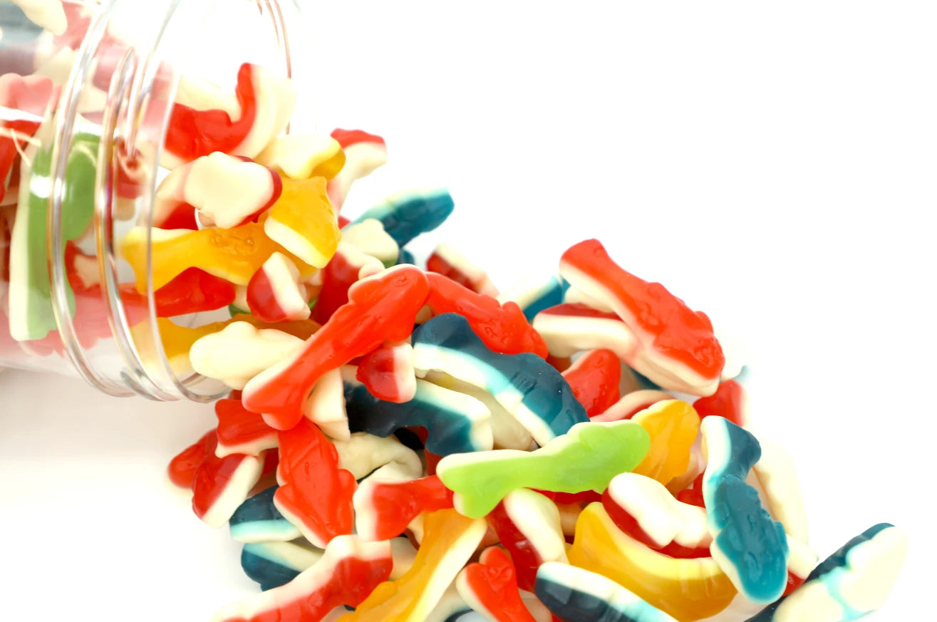 Great Value Gummy Sharks Candy.