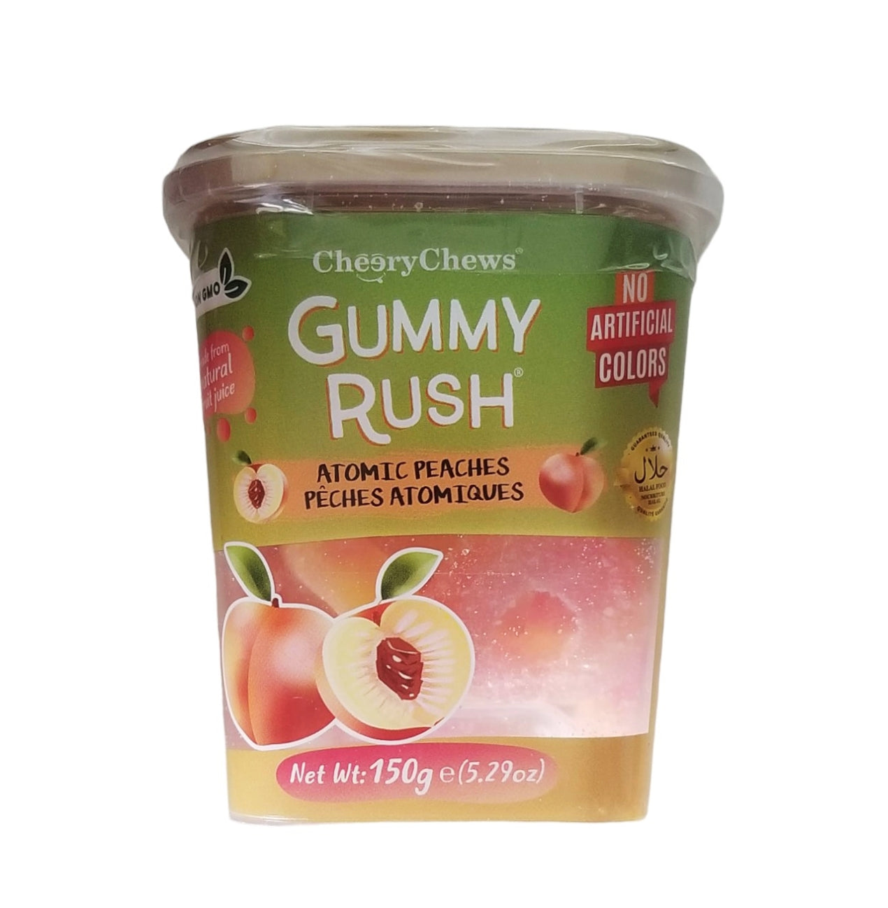 Gummy Rush Atomic Peaches Front