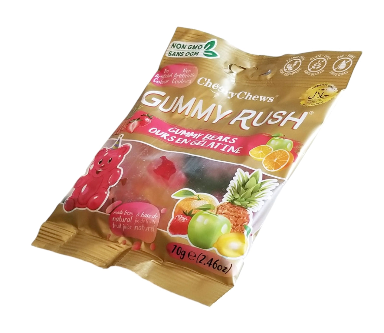 Gummy Rush Gummy Bears, 70g/2.5 oz. Bag
