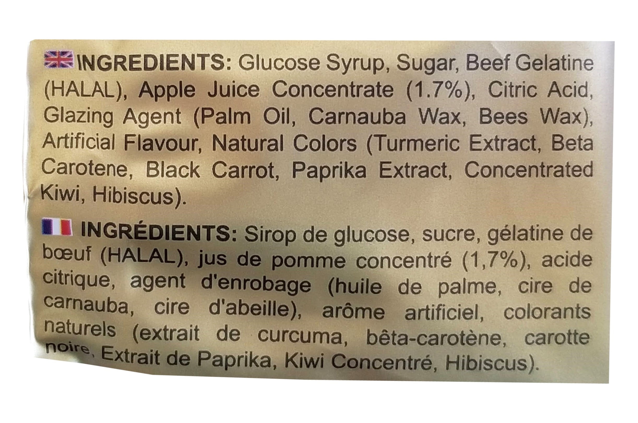Gummy Rush Gummy Bears, 70g/2.5 oz. Bag