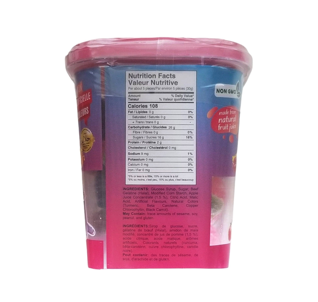 Gummy Rush Neon Worms Gummies, 150g/5.3 oz. Box