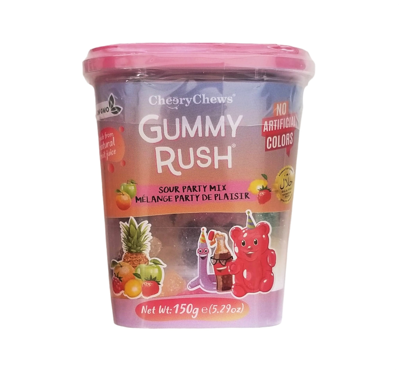 Gummy Rush Sour Party Mix, 150g/5.3 oz.