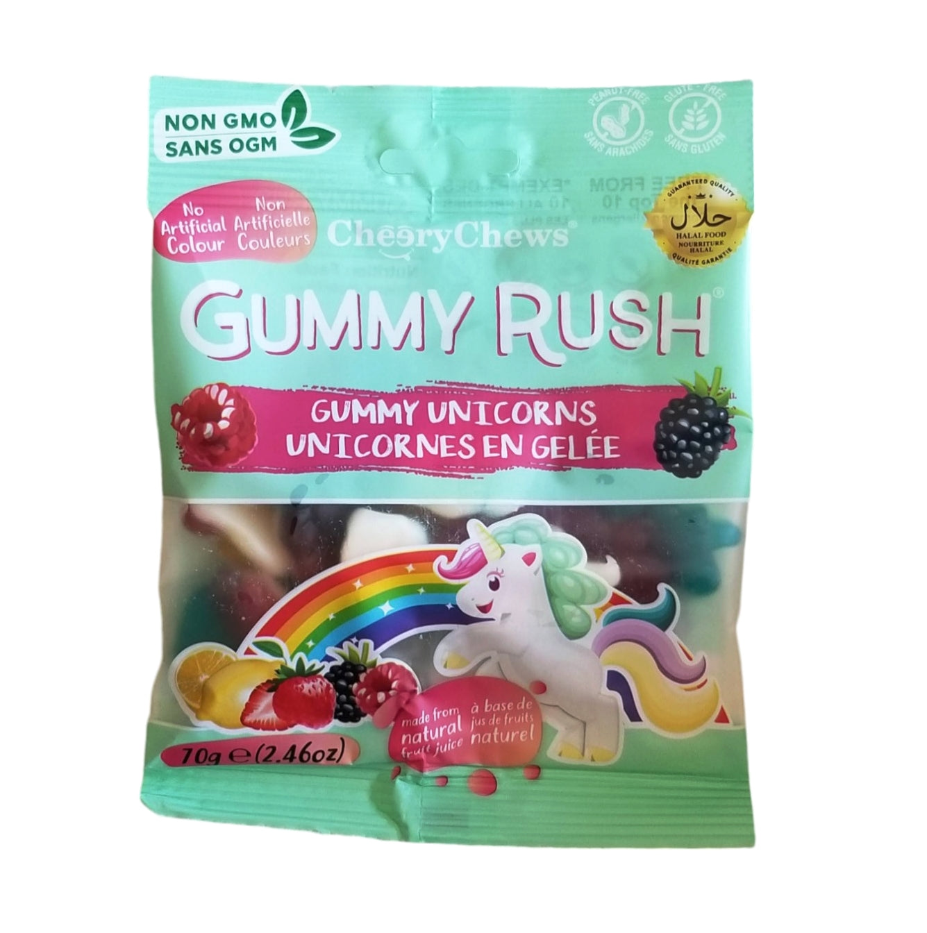 Gummy Rush Gummy Unicorns, 70g/2.5 oz