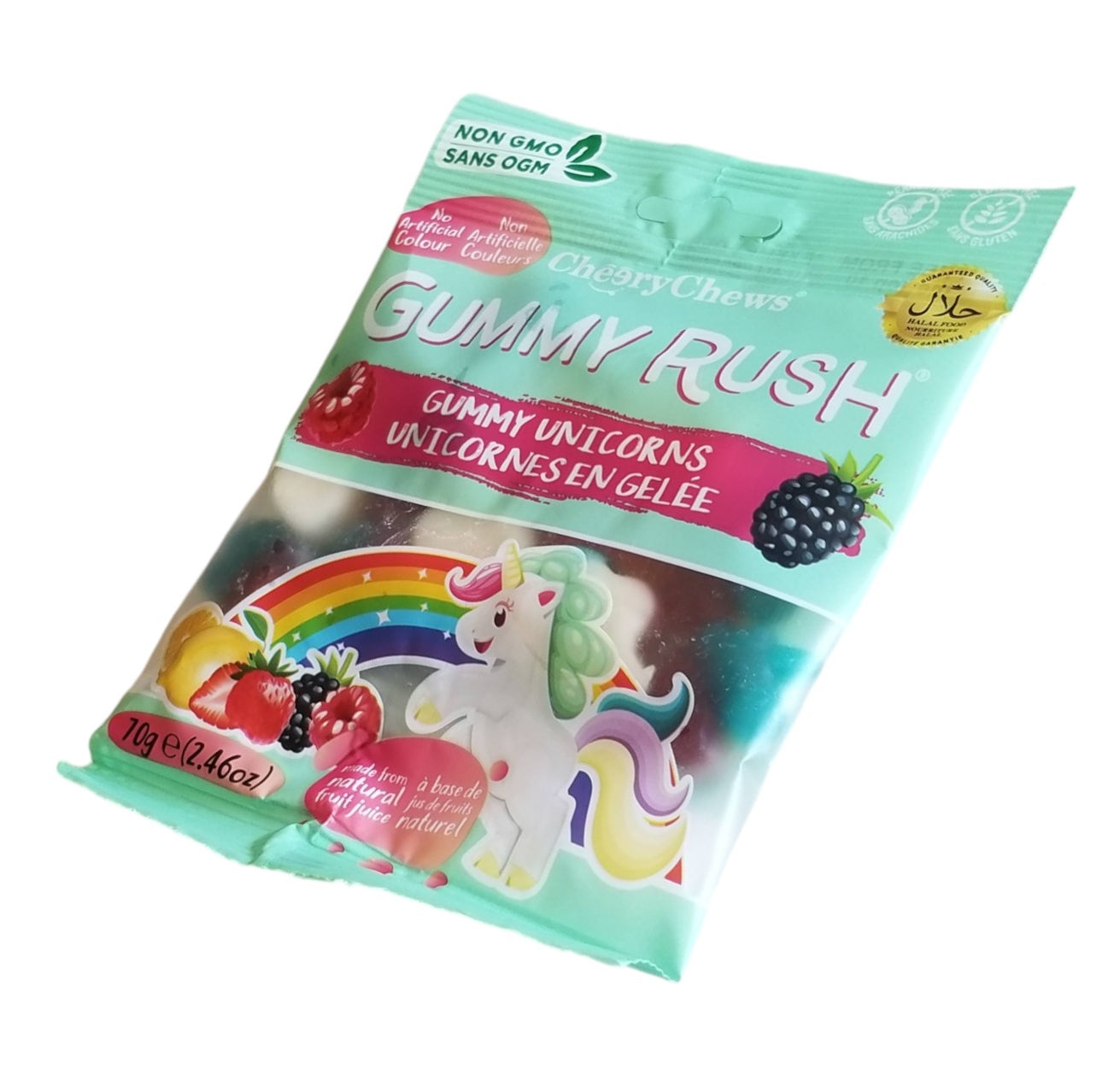 Gummy Rush Gummy Unicorns, 70g/2.5 oz