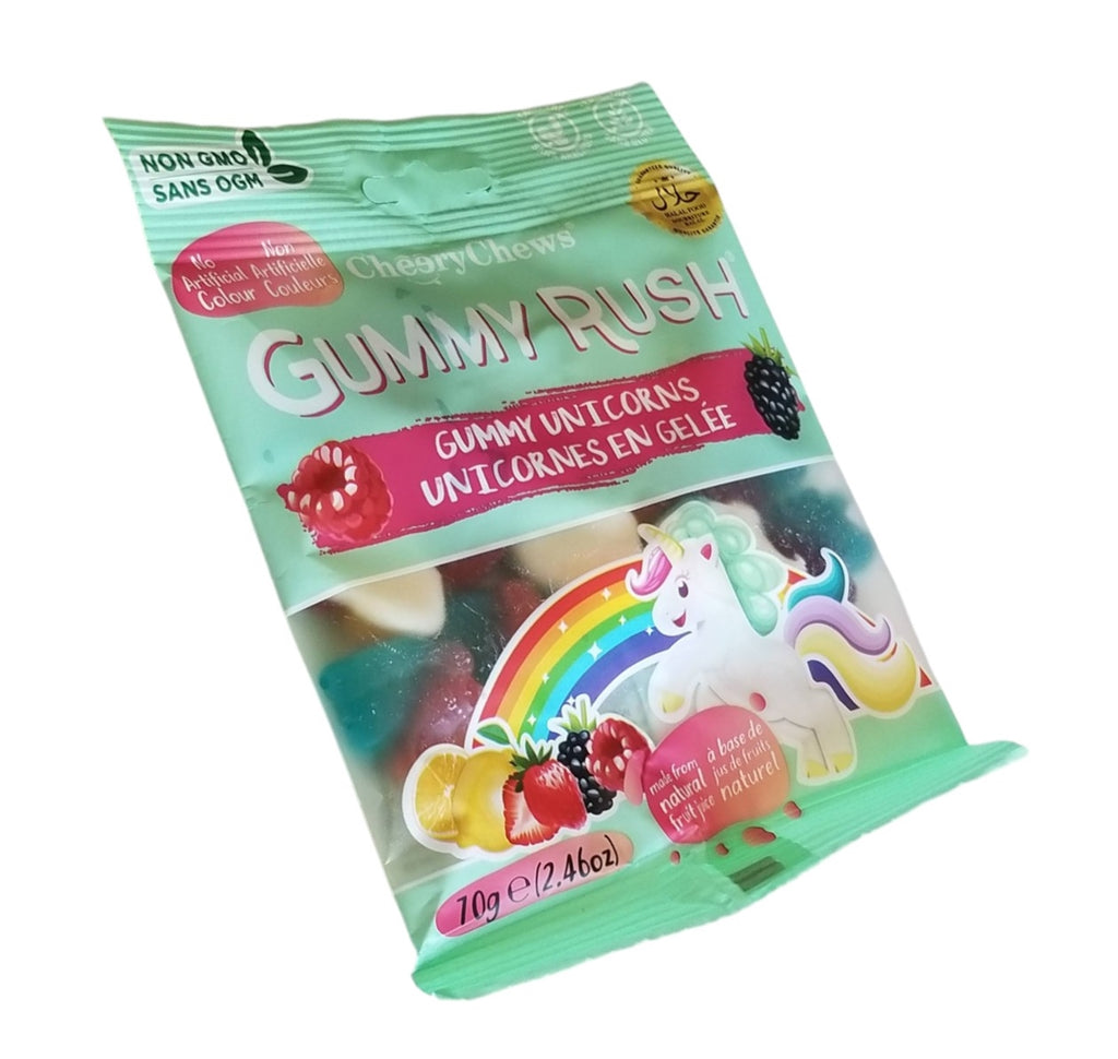 Gummy Rush Gummy Unicorns, 70g/2.5 oz