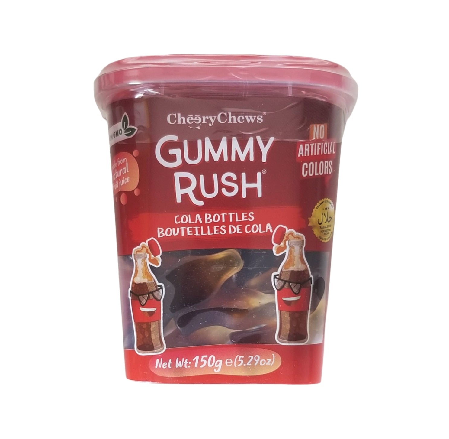 Gummy Rush Cola Bottles Gummies, 150g/5.3 oz.