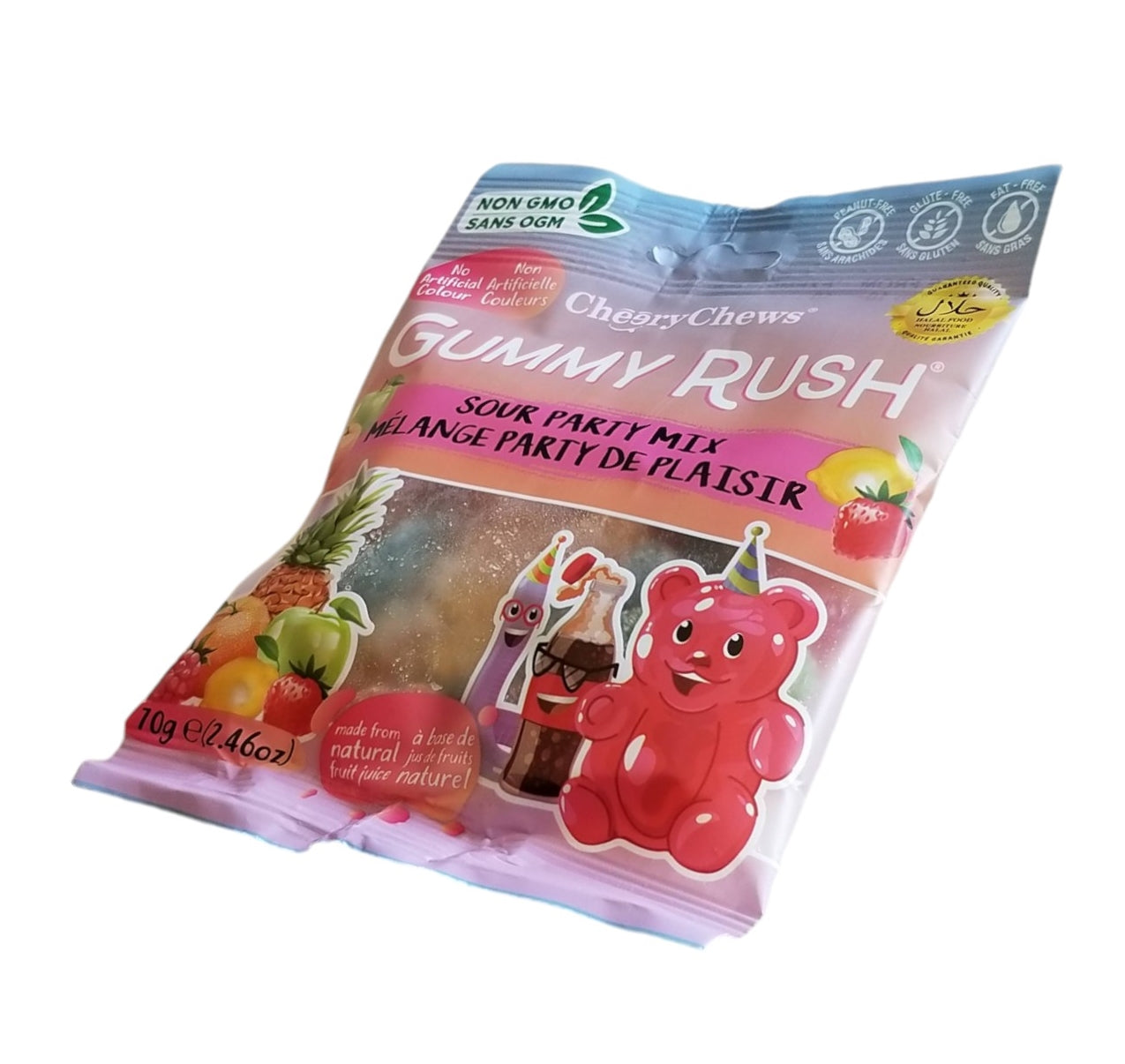 Gummy Rush Sour Party Mix, 70g/2.5 oz.