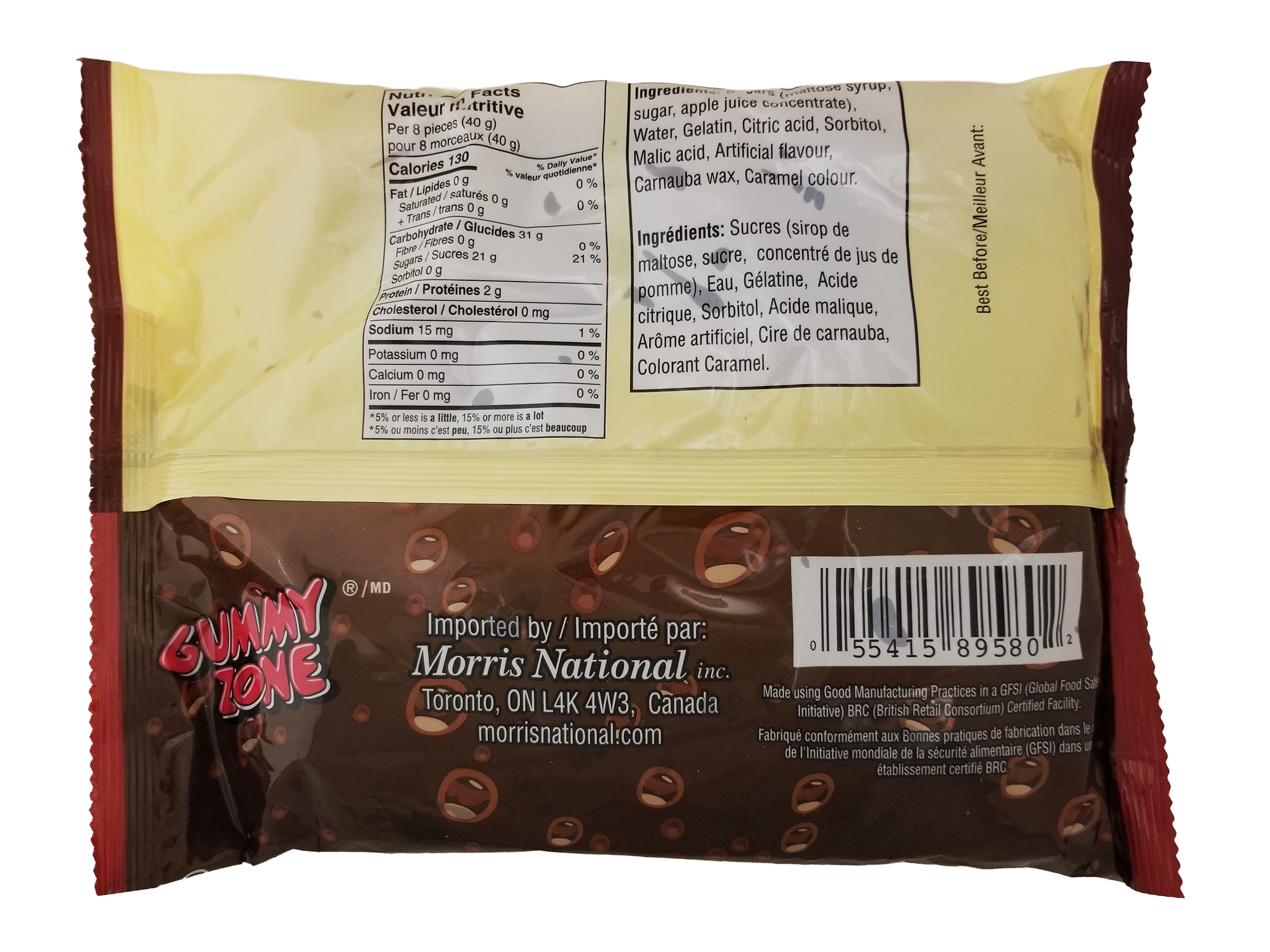 Gummy Zone Cola Bottles Gummy Candy, 250ct with visible branding and product details on a white background