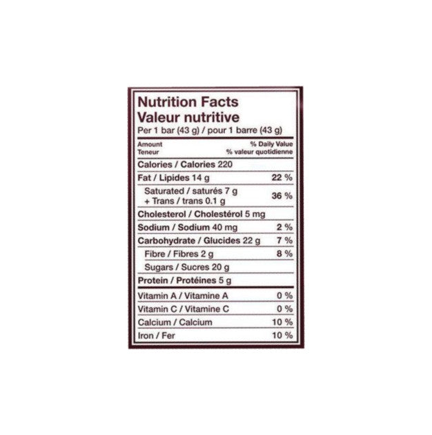 HERSHEY'S Chocolate Candy Bars with Almonds, 4ct (172g/6.1oz) Bar Nutrition Facts