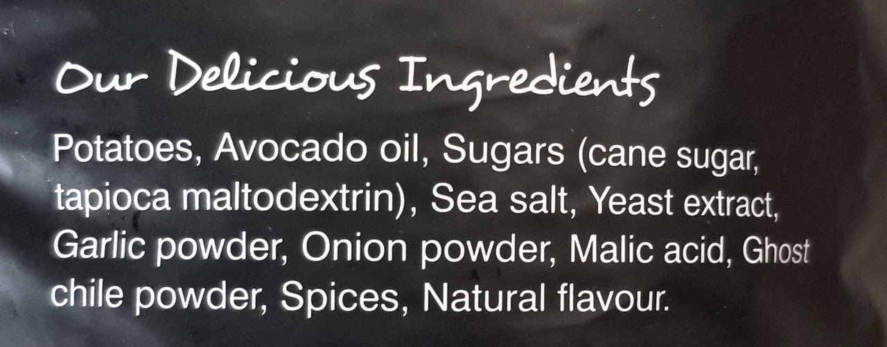 Hardbite Sweet Ghost Pepper baked in Avocado Oil Chips, 550g/1.2 lbs., Bag {Imported from Canada}