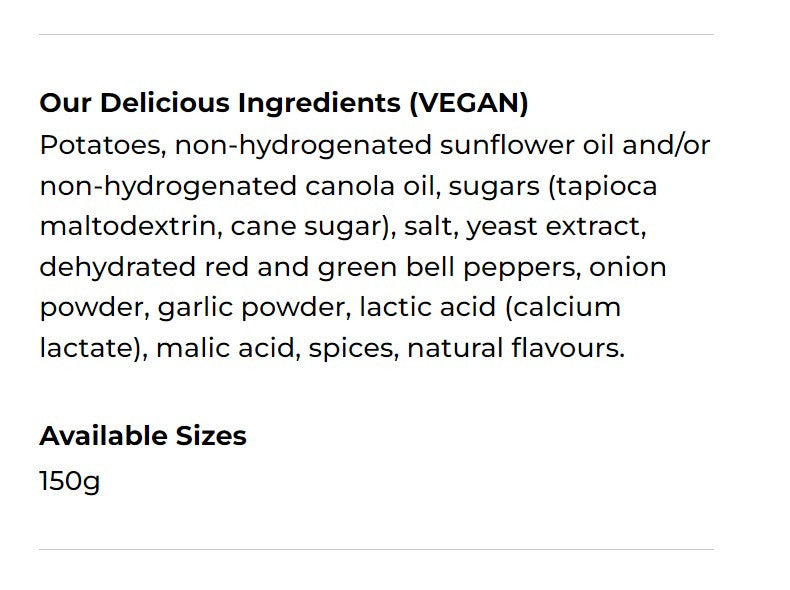 Hardbite Pepper Jack All Natural Potato Chips, 150g/5.3oz., {Imported from Canada}