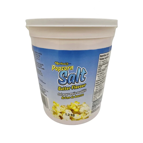 Harlan's Popcorn Salt Butter Flavour 1.2kg/2.6 lbs. {Imported from Canada}