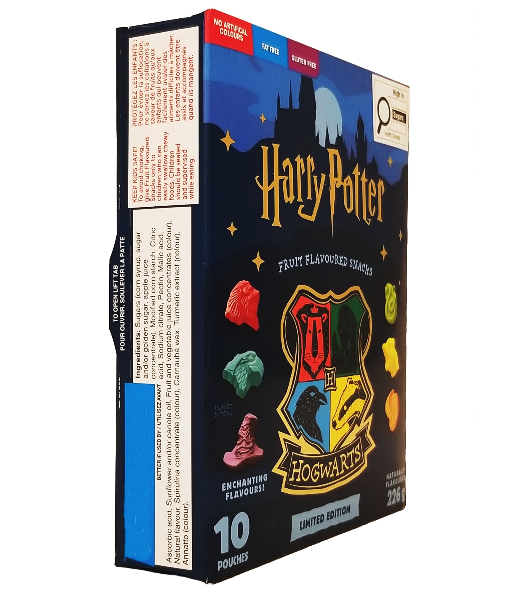 Harry Potter Hogwarts Gummies 226g side panel view 2