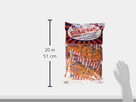 Hawkins Cheezies Corn Snacks, Snak-Pak, 36pk x 36g (1.3 oz) Bag Size