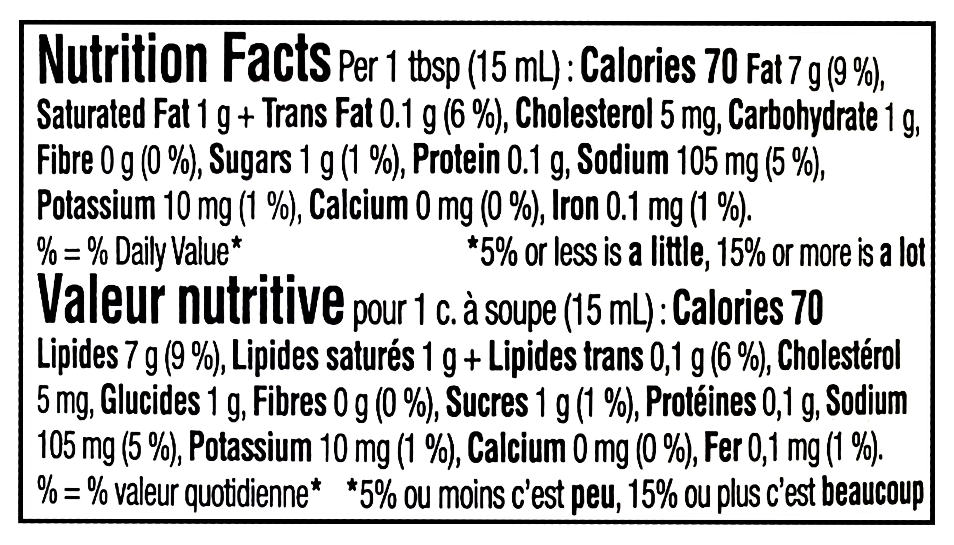 Nutrition facts label for Heinz Pickle Mayonnaise 340ml/11.9 oz with both calories and nutritional content listed.