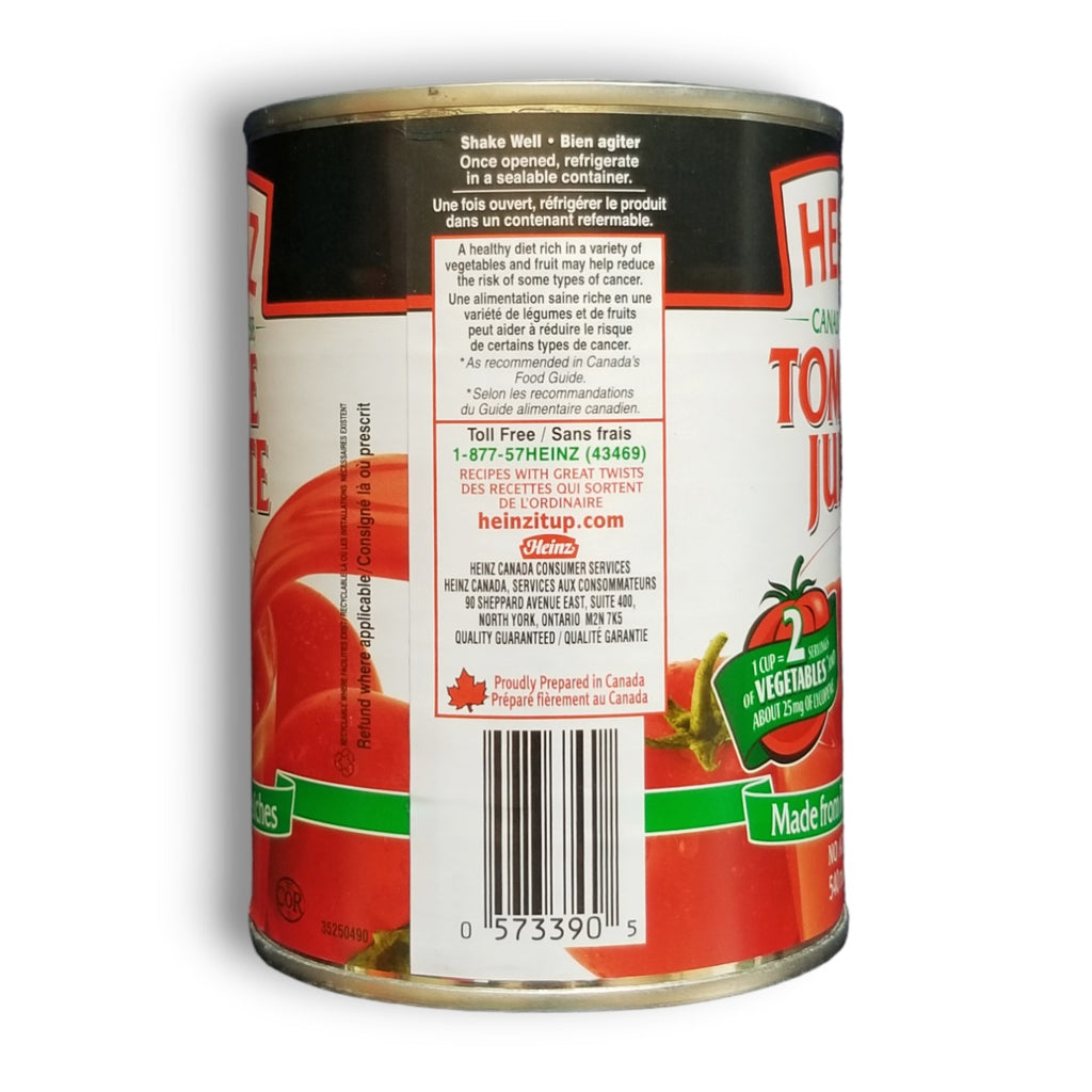 Heinz Fancy Tomato Juice, Made from Fresh Tomatoes, 540ml/19 fl. oz. Can