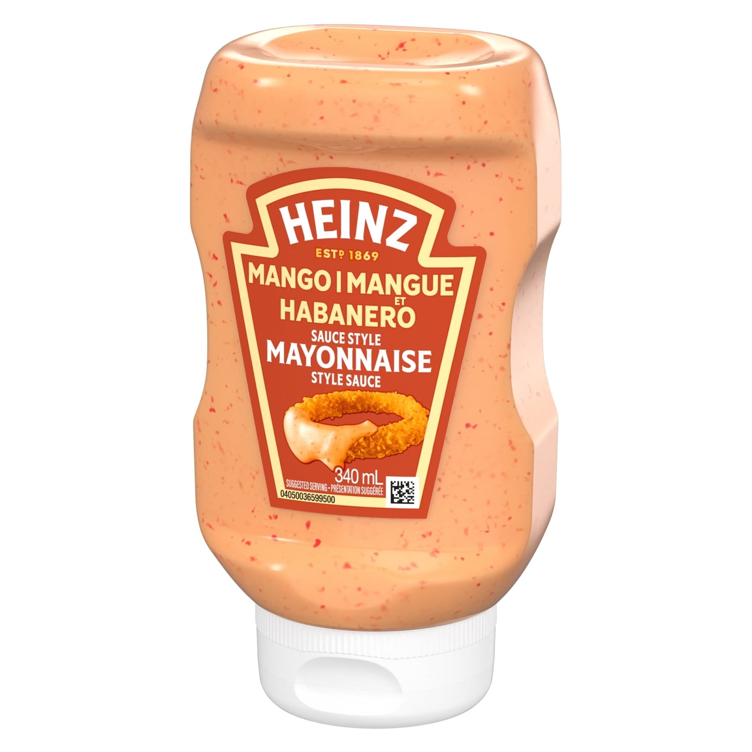Heinz Mango Habanero Mayonnaise Sauce 340ml – angle view 2