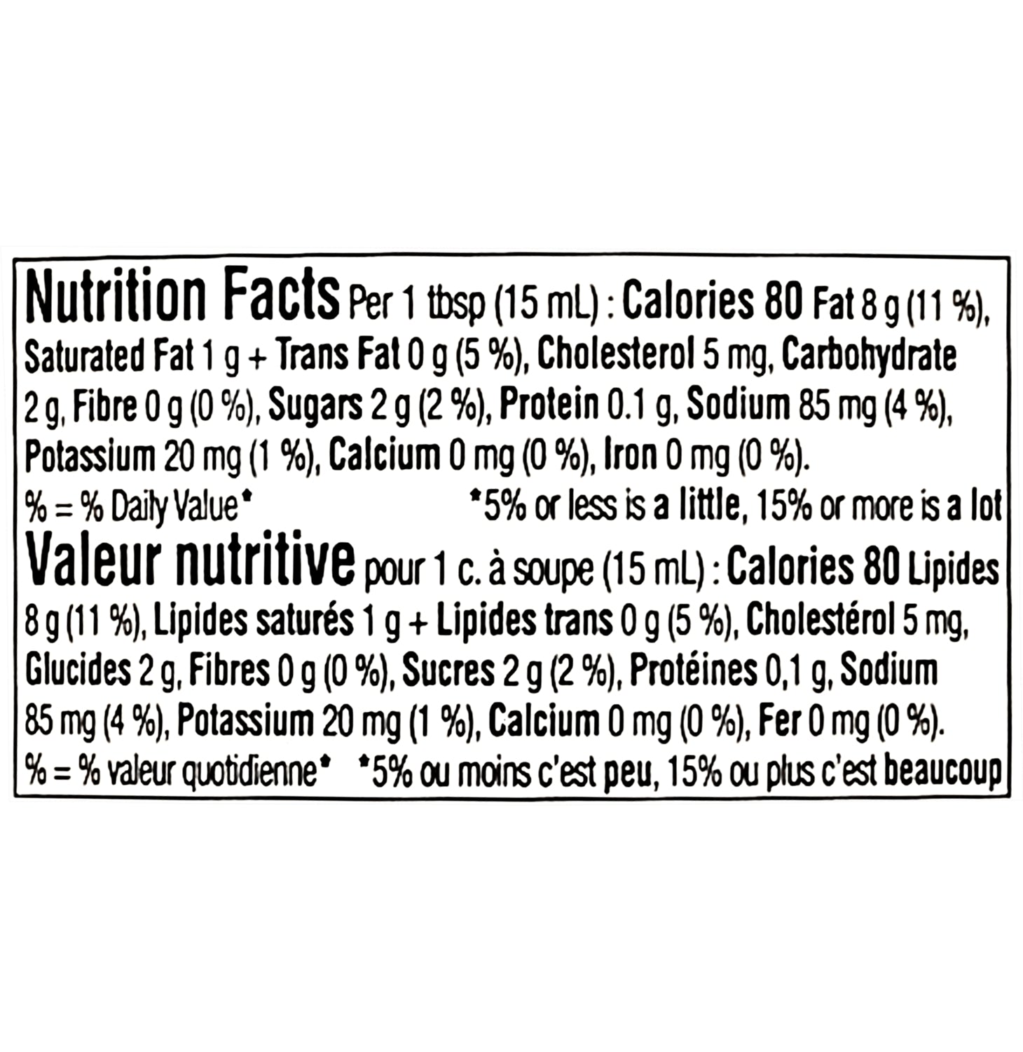 Heinz Mayochup Mayonnaise Sauce 340ml – nutrition facts