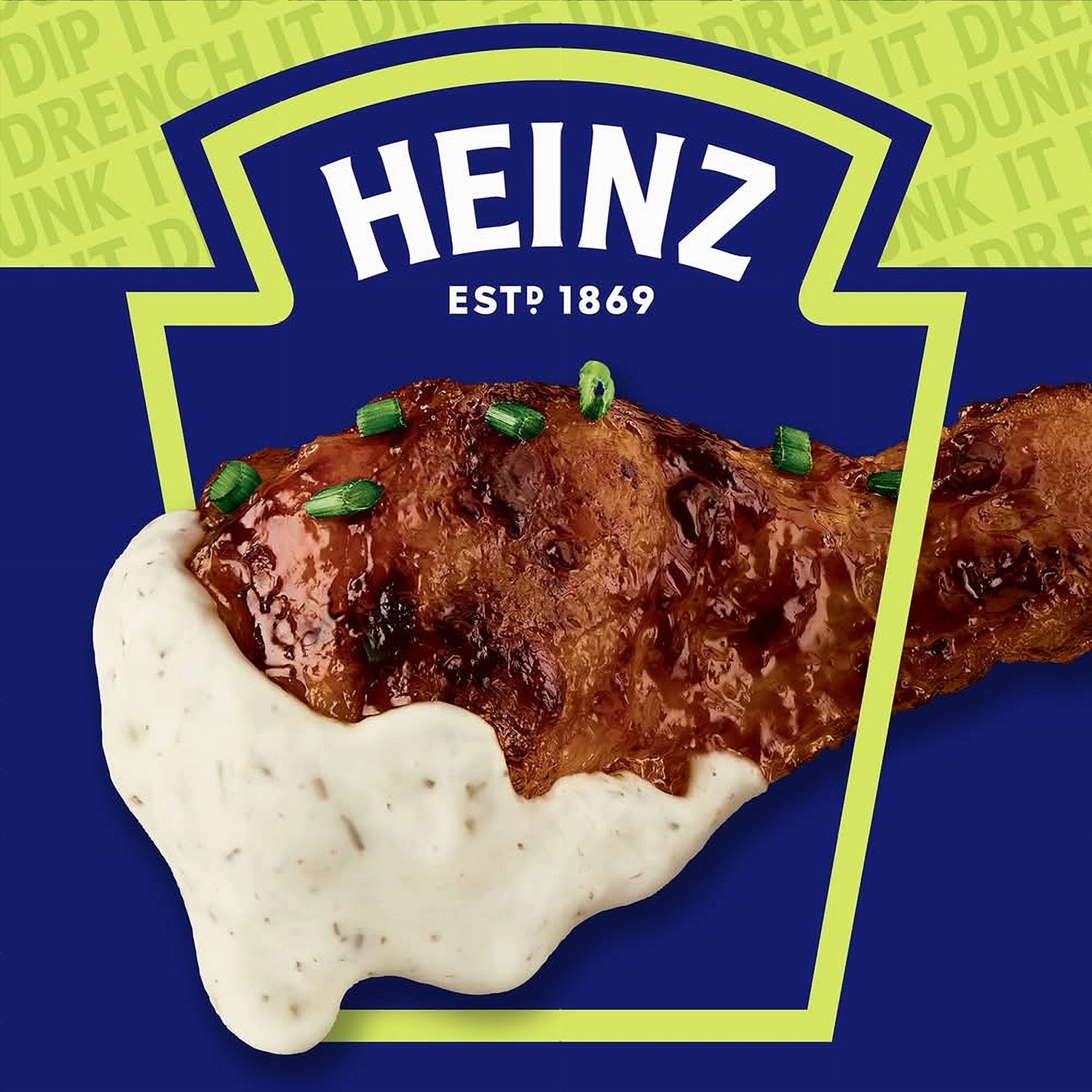 Heinz Pickle Mayonnaise Sauce 340ml – mayo on a drumstick lifestyle