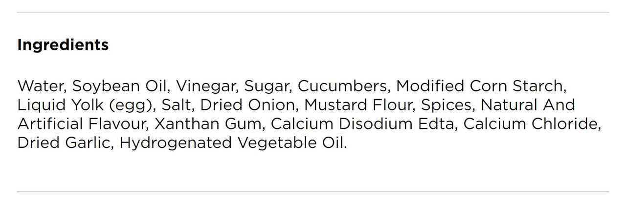 Heinz Tartar Sauce, 354ml/12 oz., Bottle, {Imported from Canada}