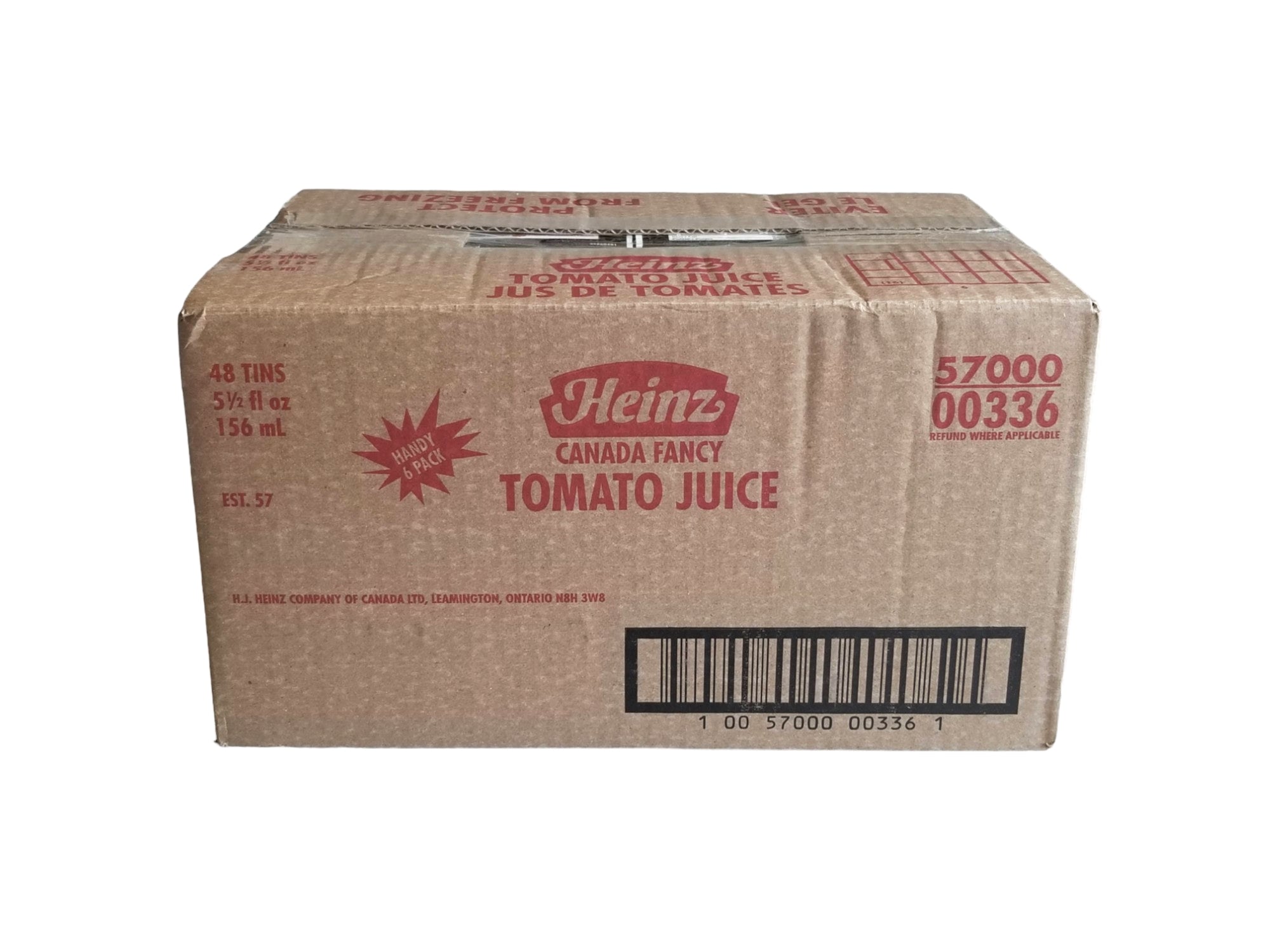 Heinz Tomato Juice Club Pack, 156ML/5.5 fl.oz., Each, 48 Count