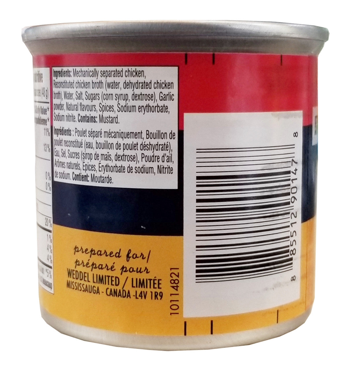 Hereford Vienna sausage in Chicken Broth, 130g/4.5 oz. Can (Imported from Canada)