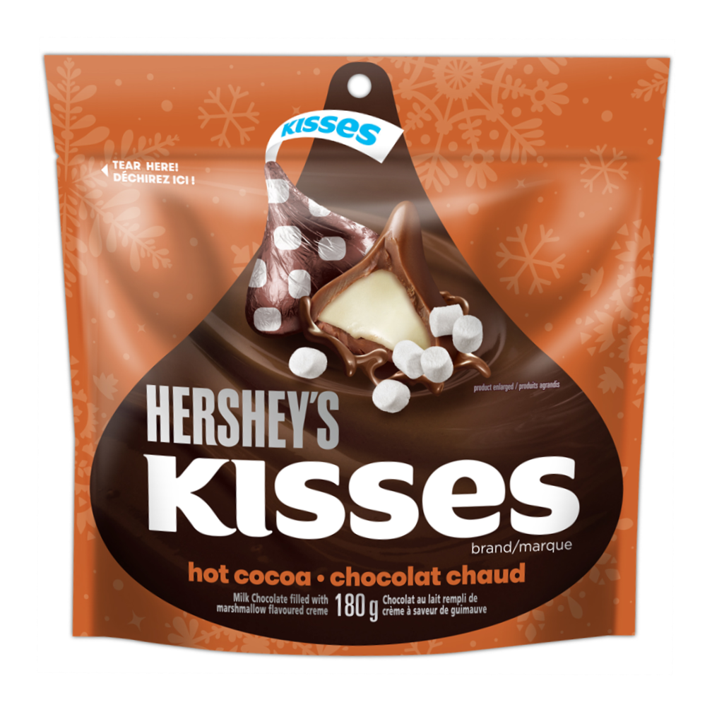 Hershey's Hot Cocoa Kisses, 180g/6.3 oz. Bag (Imported from Canada)
