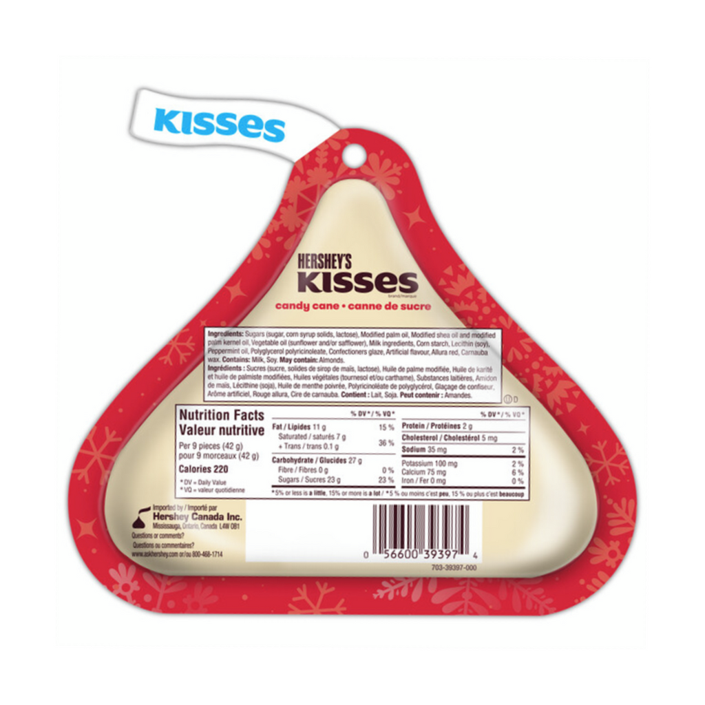 Hershey's Candy Cane Kisses, 78g/2.7 oz