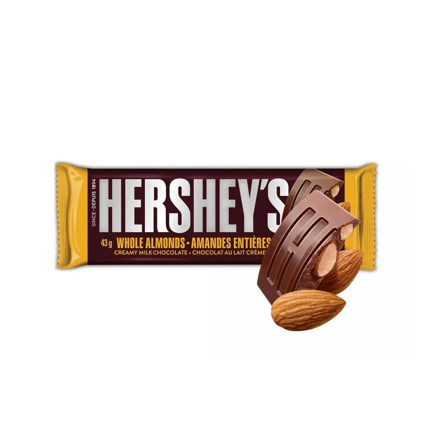 Hershey's Whole Almonds Milk Chocolate Bar