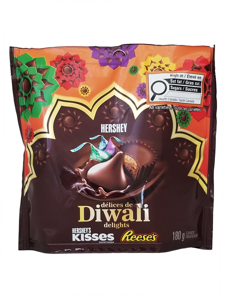 Bag of Hershey Diwali Delights on a white background