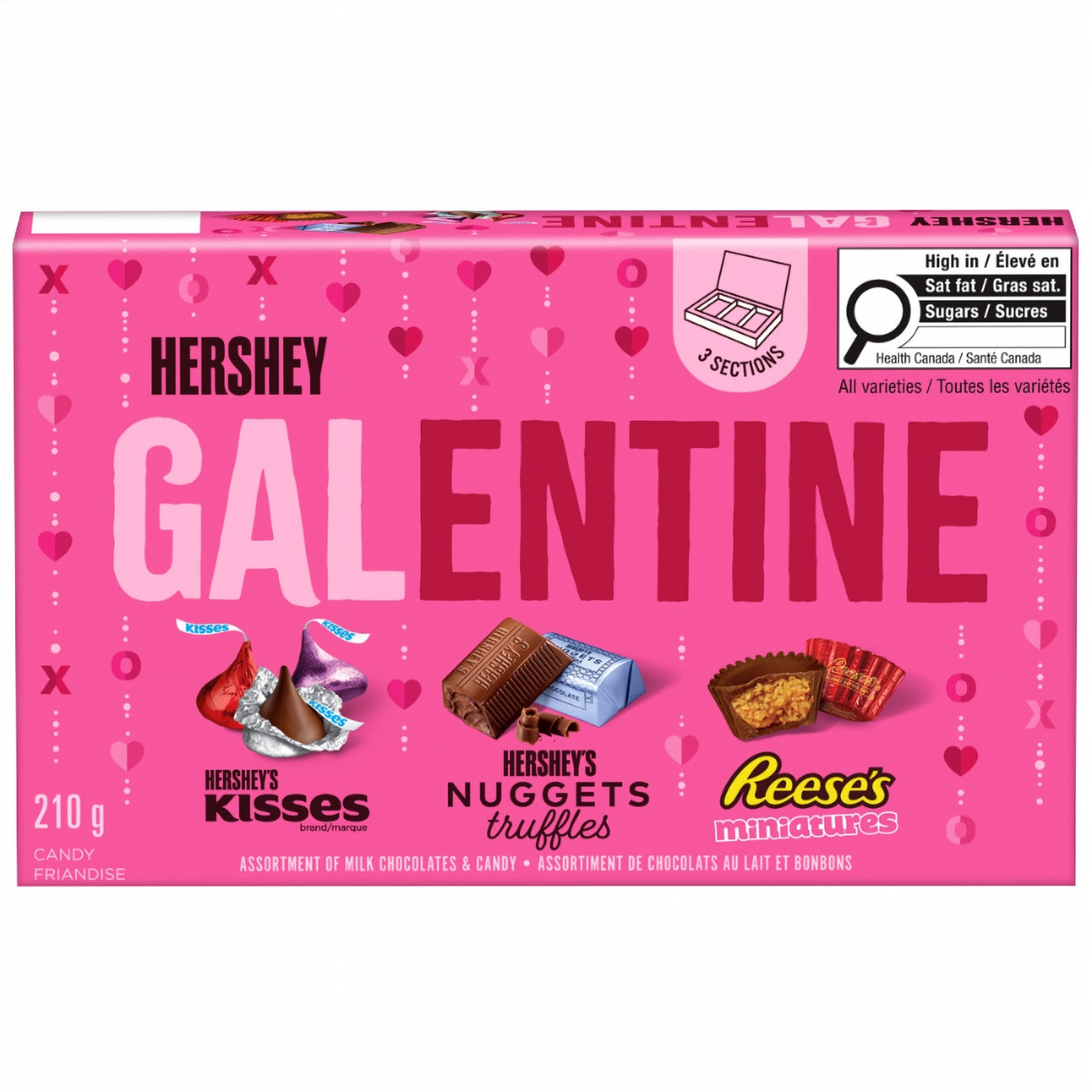 Hershey Valentine's Day Galentine Milk Chocolate Assortment, 210g/7.4 oz.