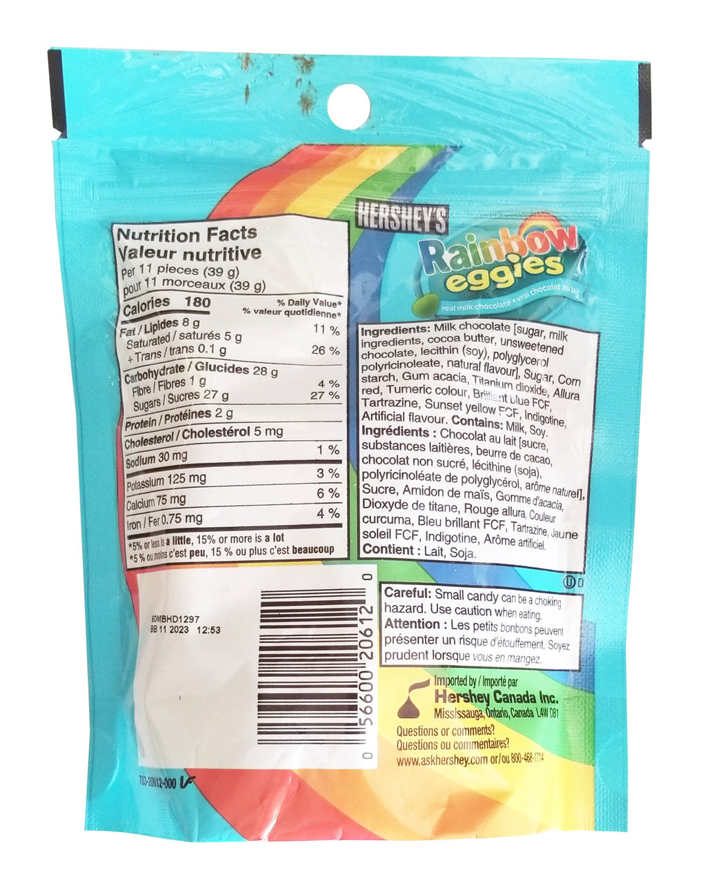 Rainbow Eggies, 200g/7 oz. Bag {Imported from Canada}