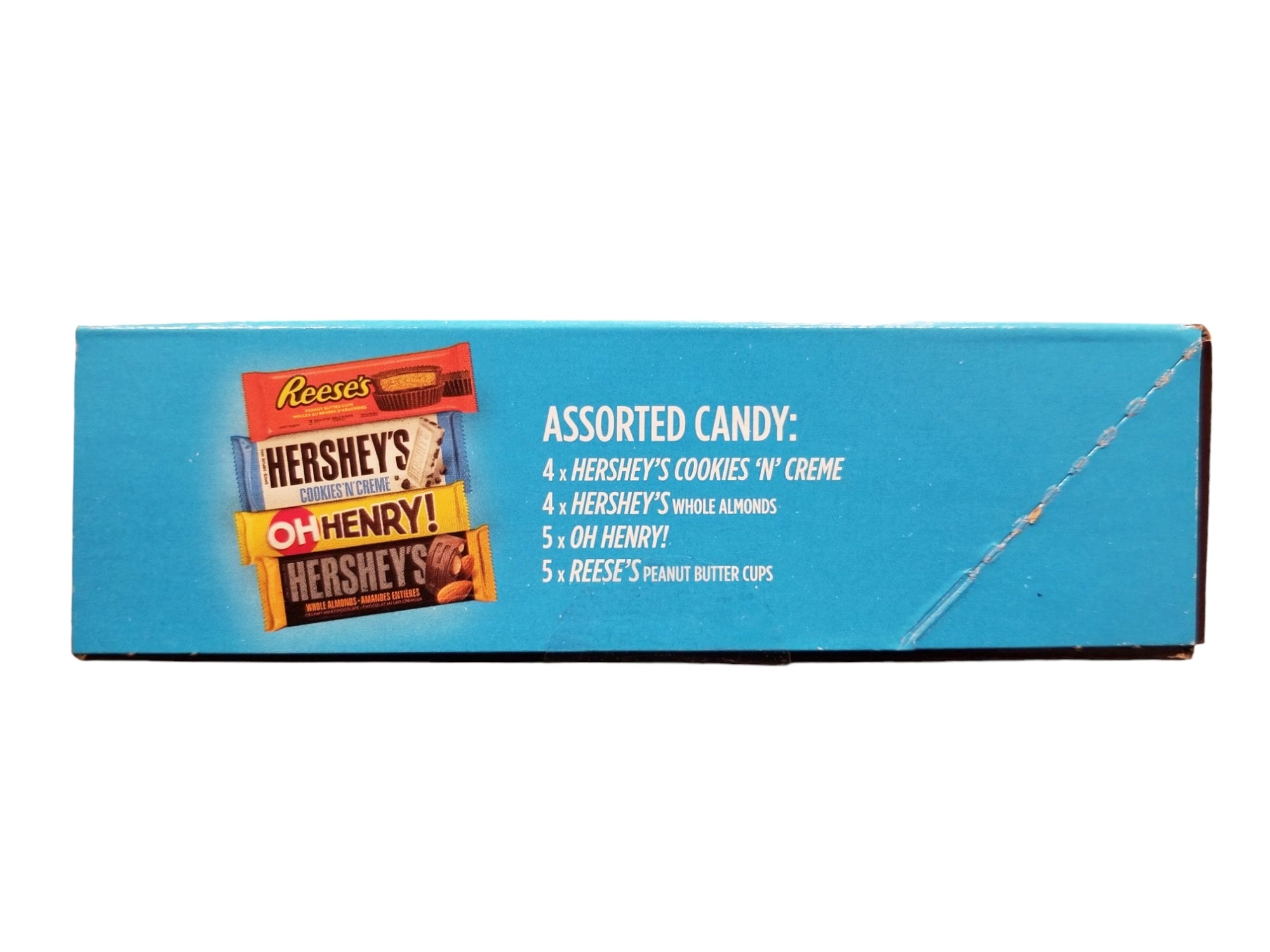 Hershey's Full Size Bars Variety Pack 18ct side