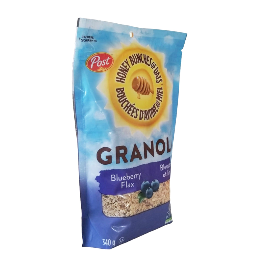 Post Honey Bunches of Oats Granola, Blueberry Flax, 340g/12 oz. Bag