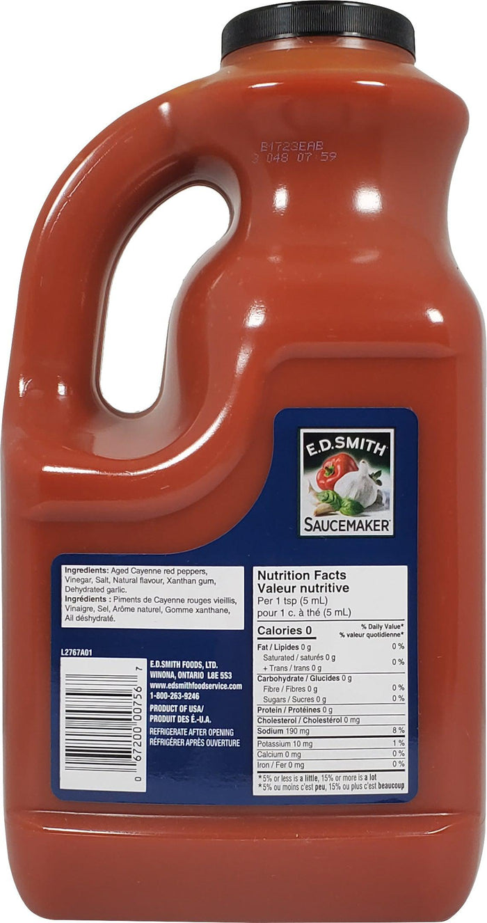 E.D. Smith Saucemaker Northern Heat Hot Sauce 3.7L/.81 Gallon, {Imported from Canada}