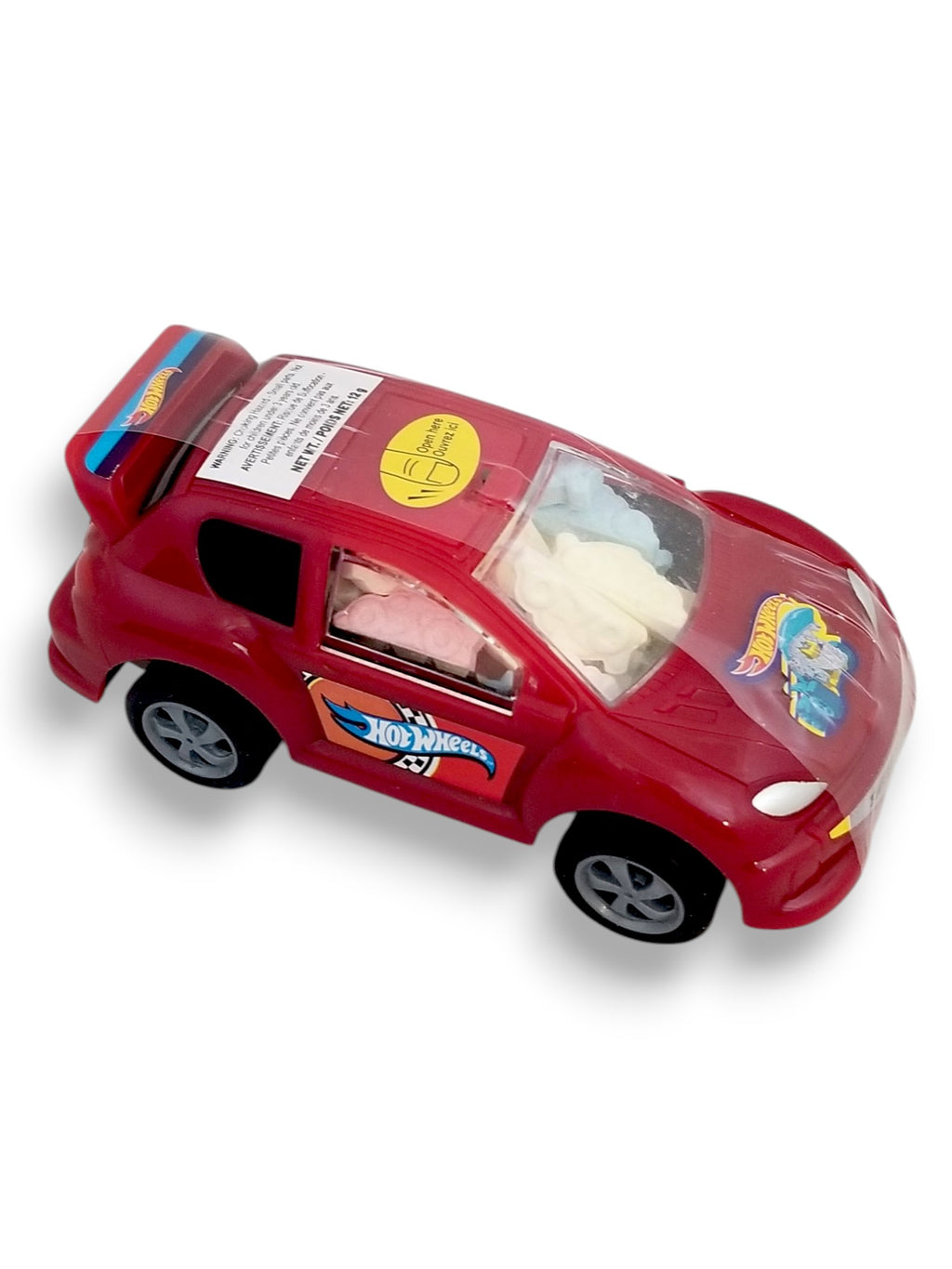 Hot Wheels Sweet Racer Novelty Candy & Toy, 12g/0.4 oz. - Side Of Red Racer