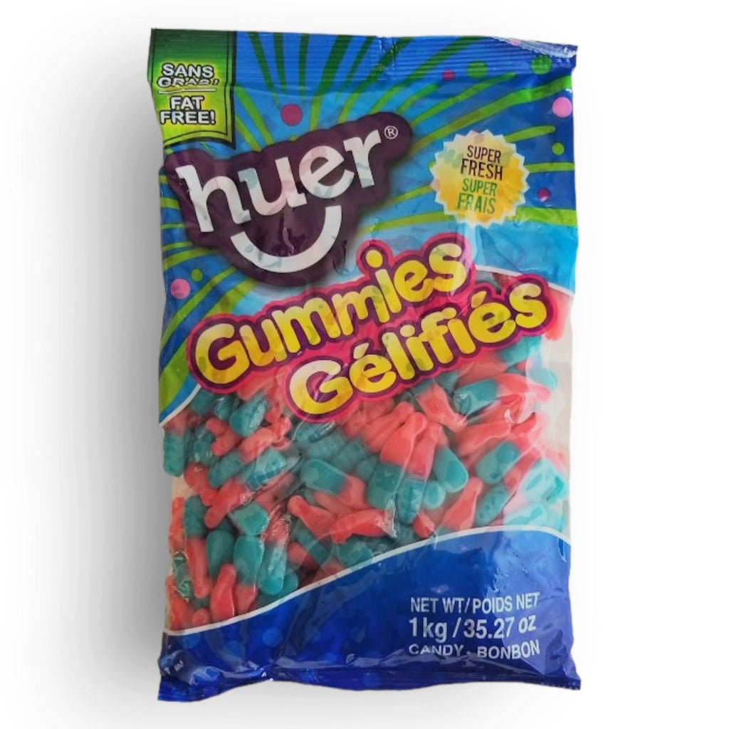 Huer Bubblegum Bottles Gummies, 1kg/2.2 lb