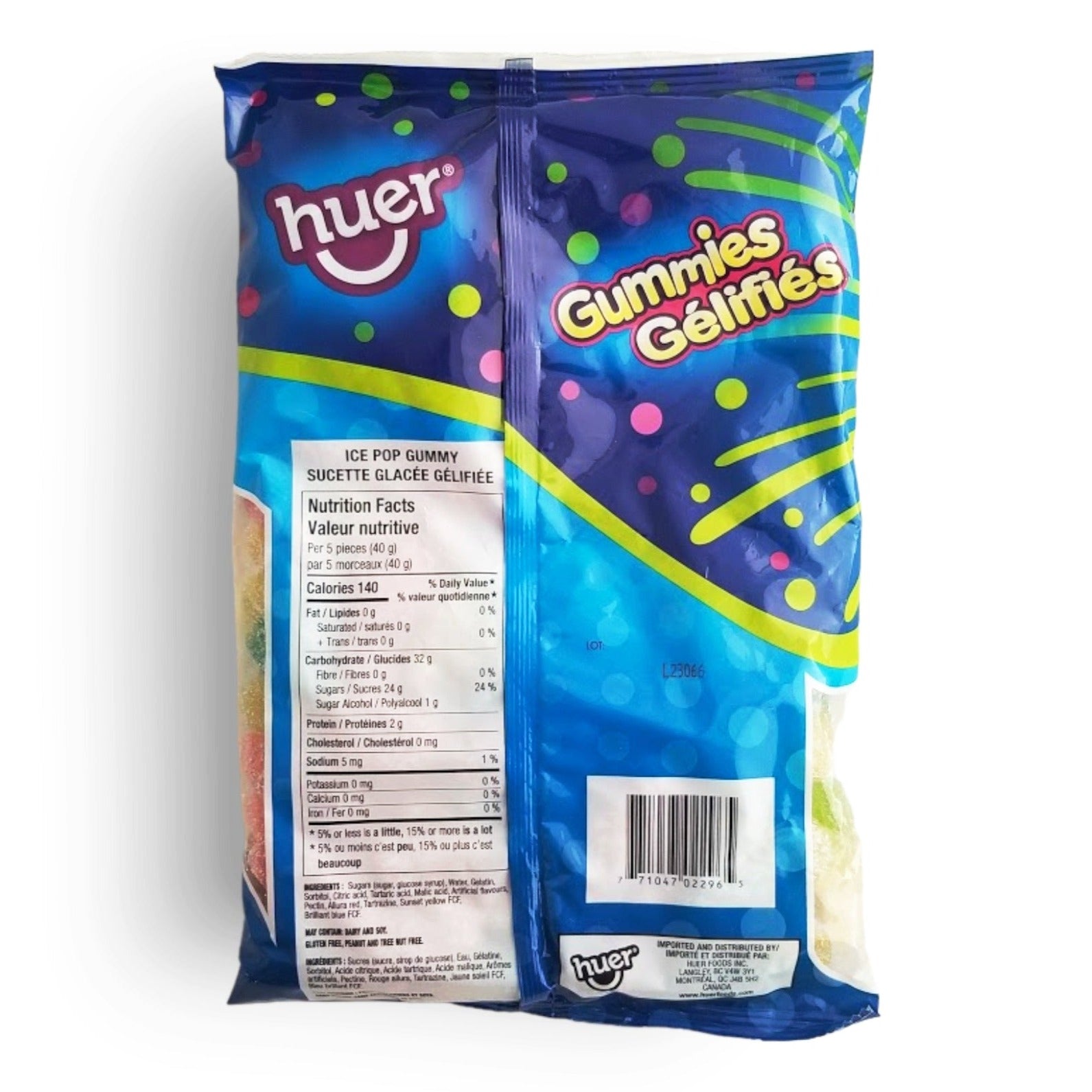 Huer Ice Pop Gummy Candy, 1kg/2.2 lb
