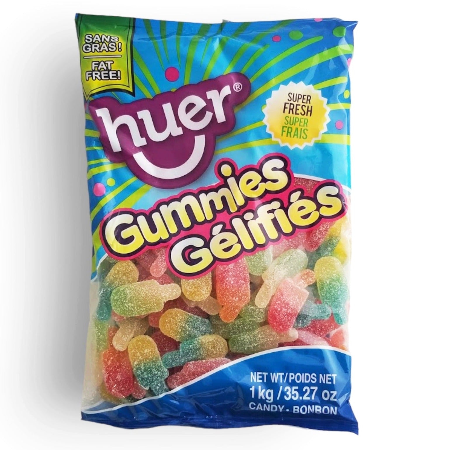 Huer Ice Pop Gummy Candy, 1kg/2.2 lb