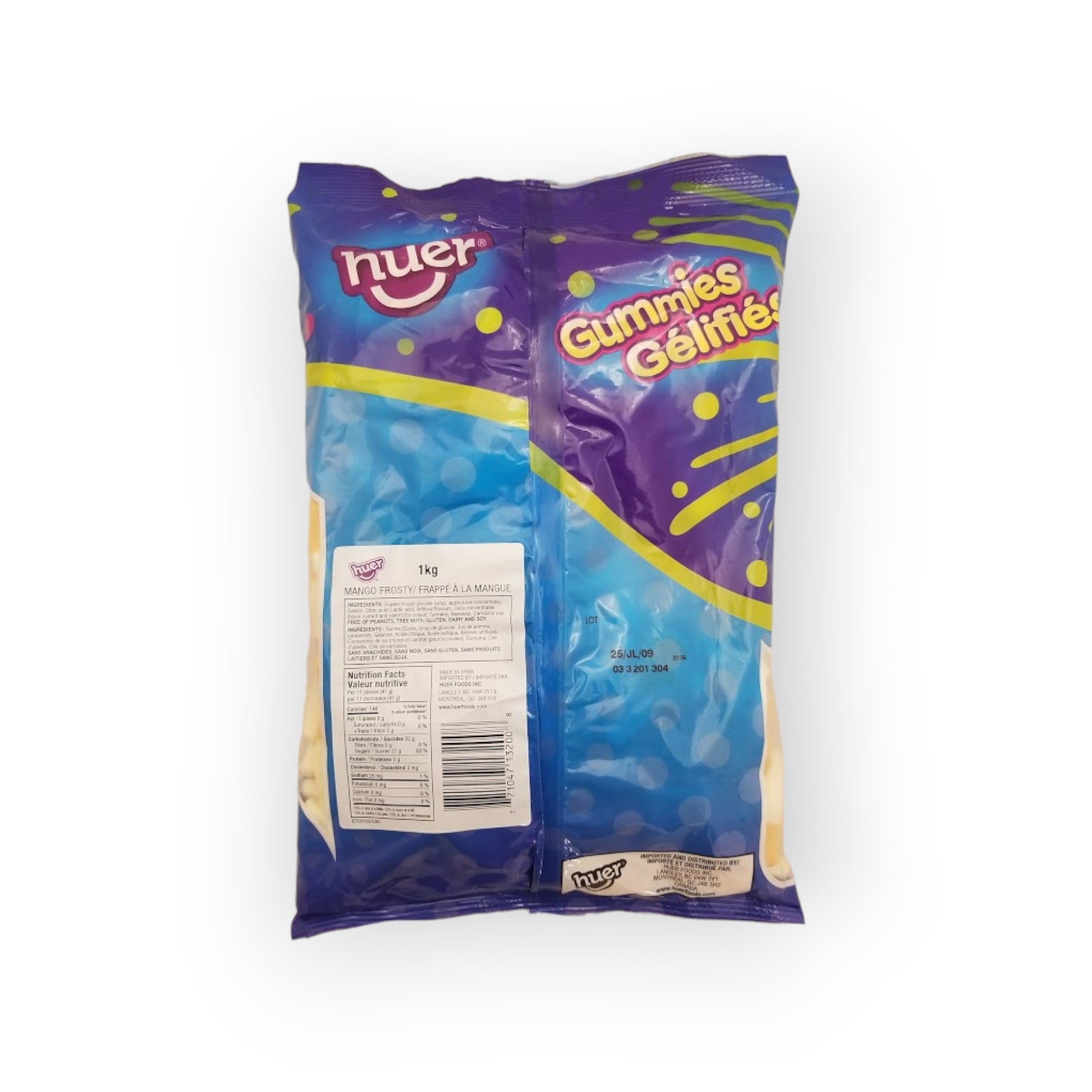 Huer Mango Milkshake Frosty Bottle Gummies, 1kg/2.2 lb