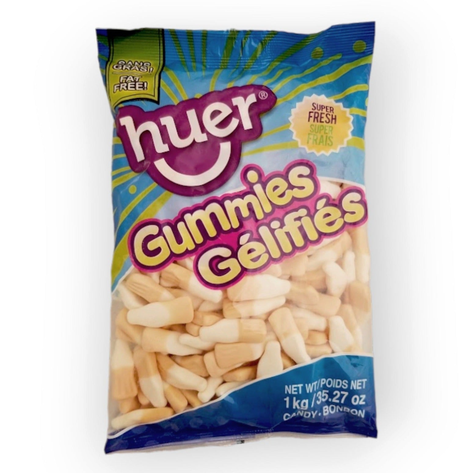 Huer Mango Milkshake Frosty Bottle Gummies, 1kg/2.2 lb