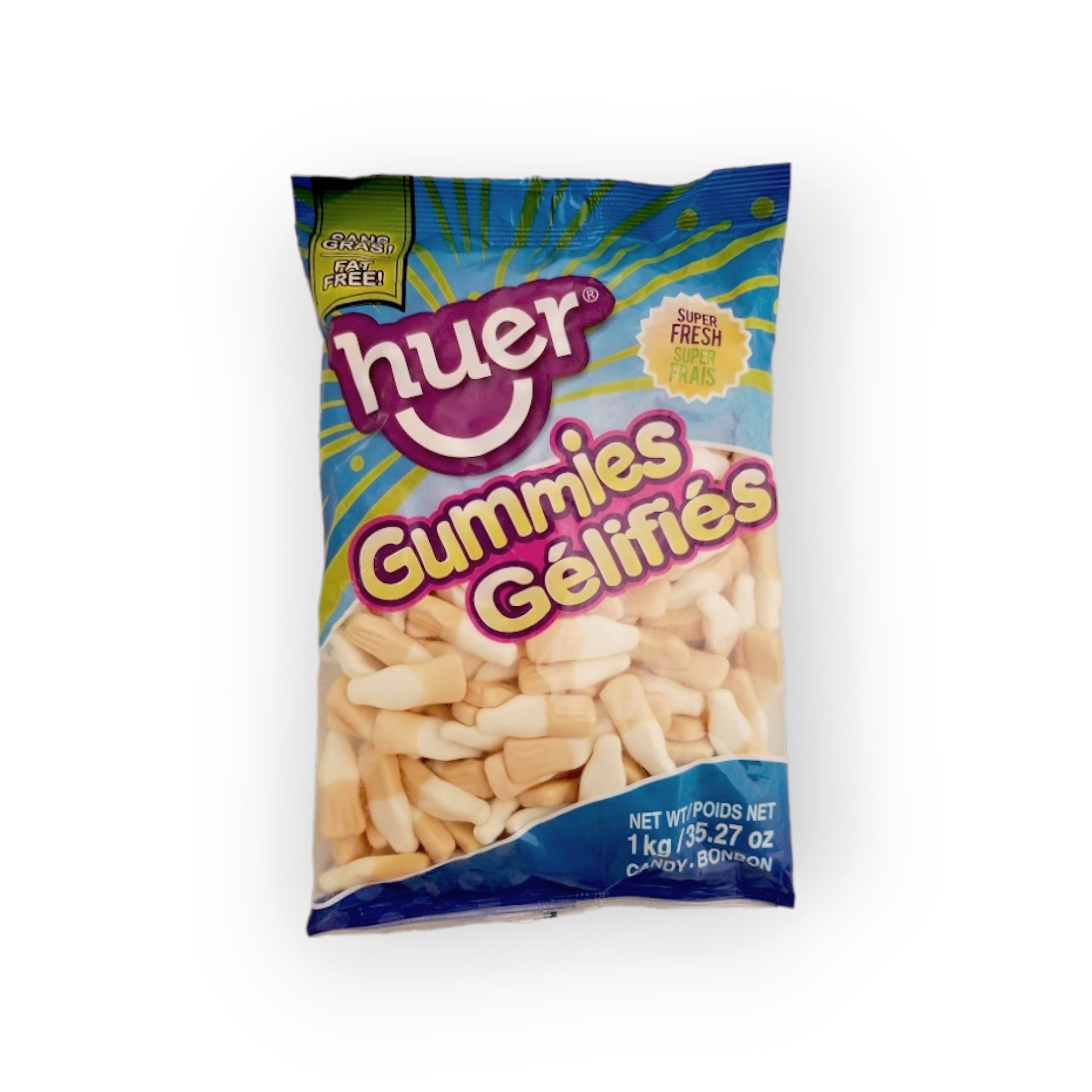 Huer Mango Milkshake Frosty Bottle Gummies, 1kg/2.2 lb