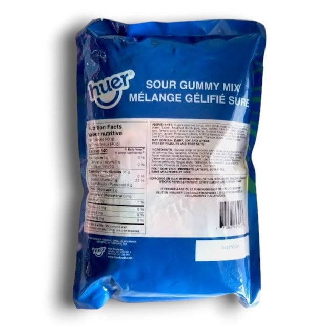 Huer Sour Gummy Mix, 1kg/2.2 lb