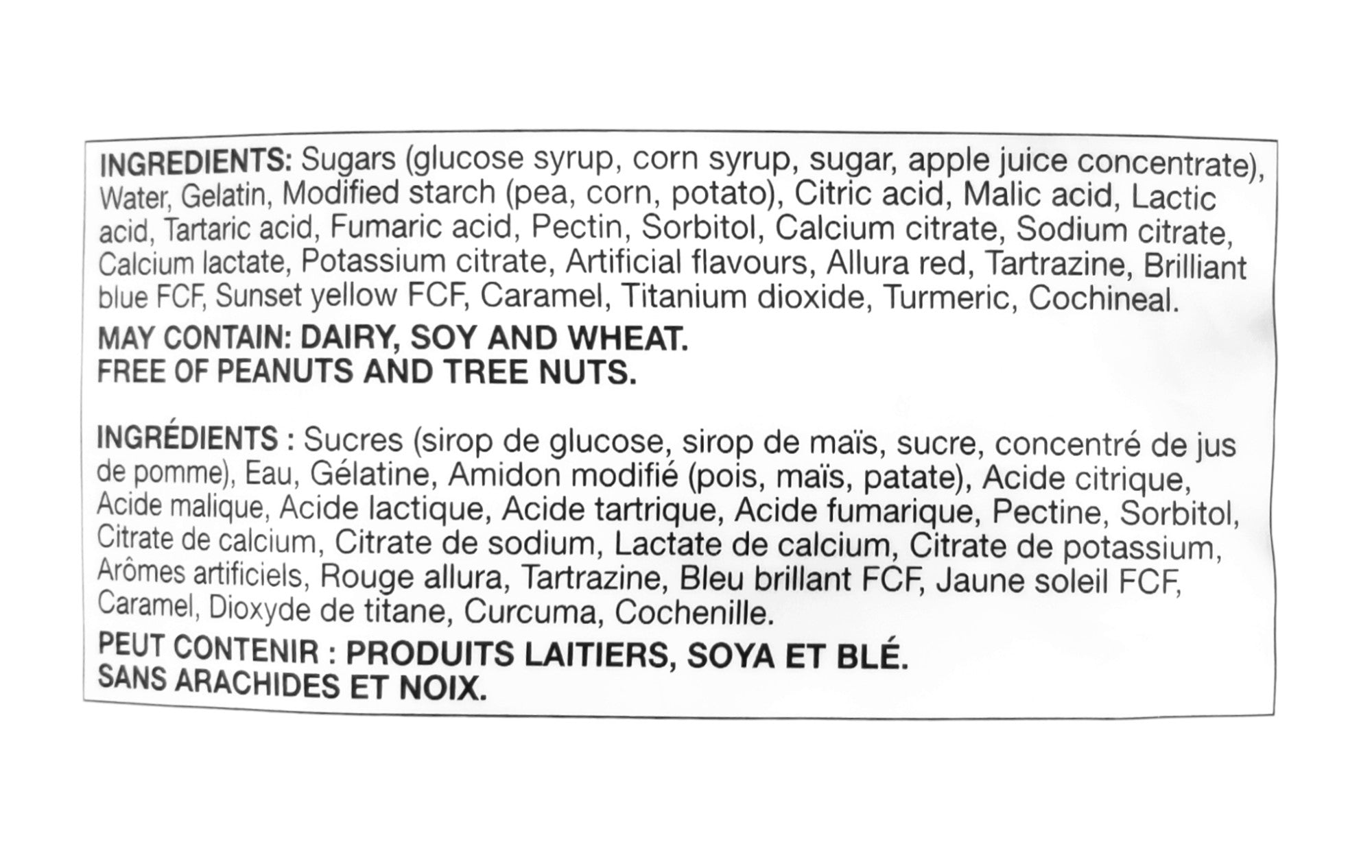 Huer Sour Gummy Mix, 1kg/2.2 lb