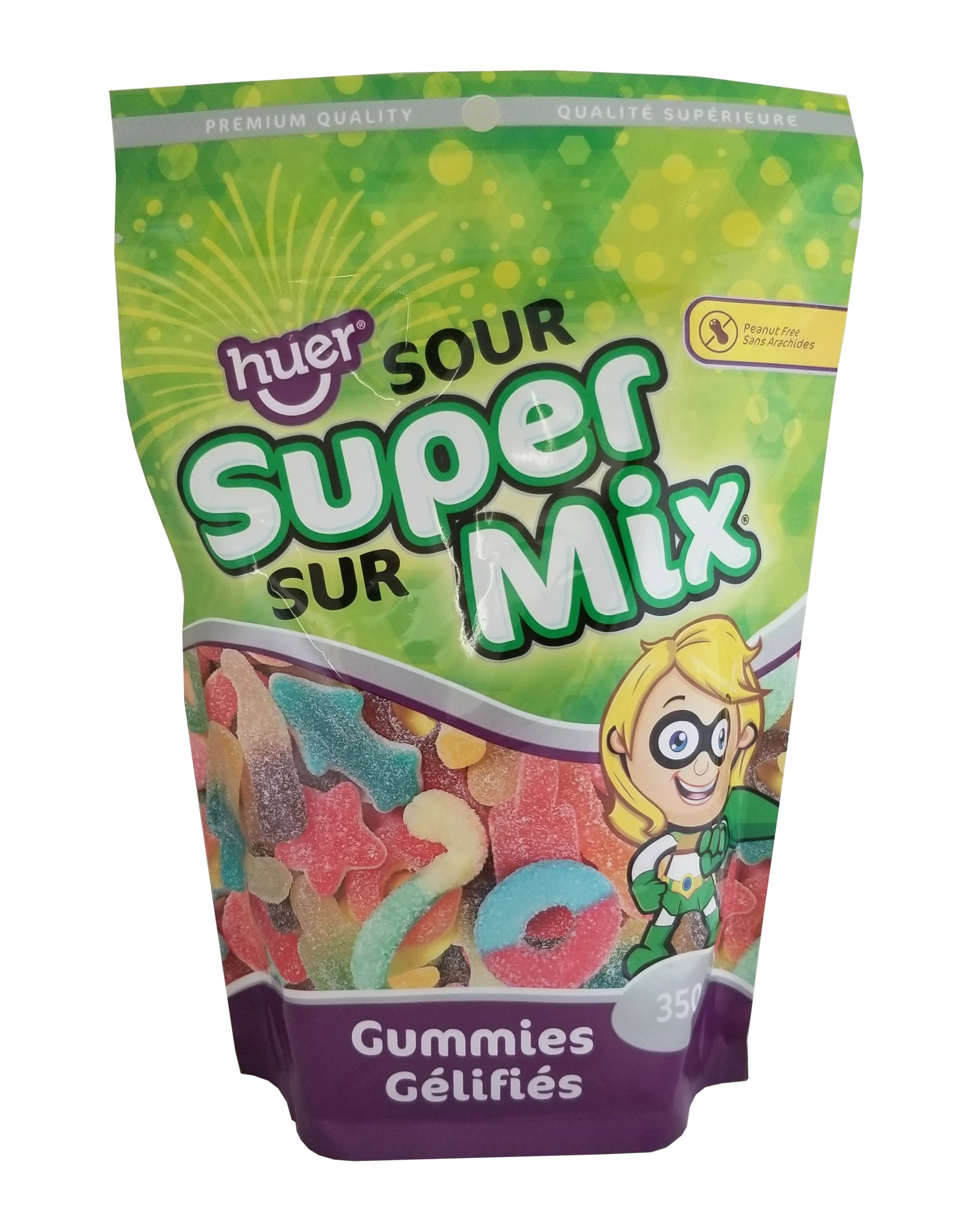 Huer Sour Super Mix Gummies, 350g/12 oz. Bag | Caffeine Cams Coffee ...