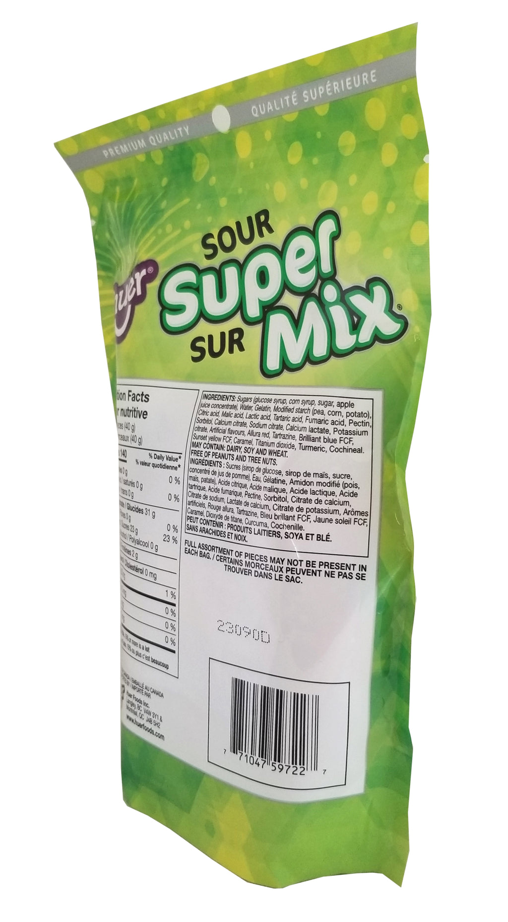 Huer Sour Super Mix Gummies, 350g/12 oz